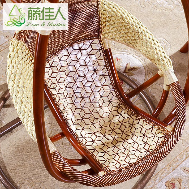 Indian Swing Furniture Rattan Cane Wooden Swinger Seat Set for sale