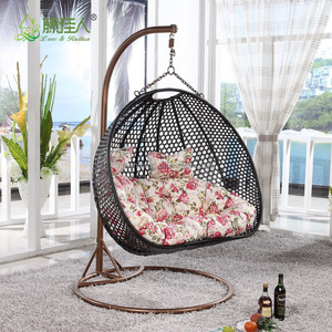 Indoor Outdoor Patio Garden Living Room Rattan Wicker Bird Nest Swing Hanging Chairs