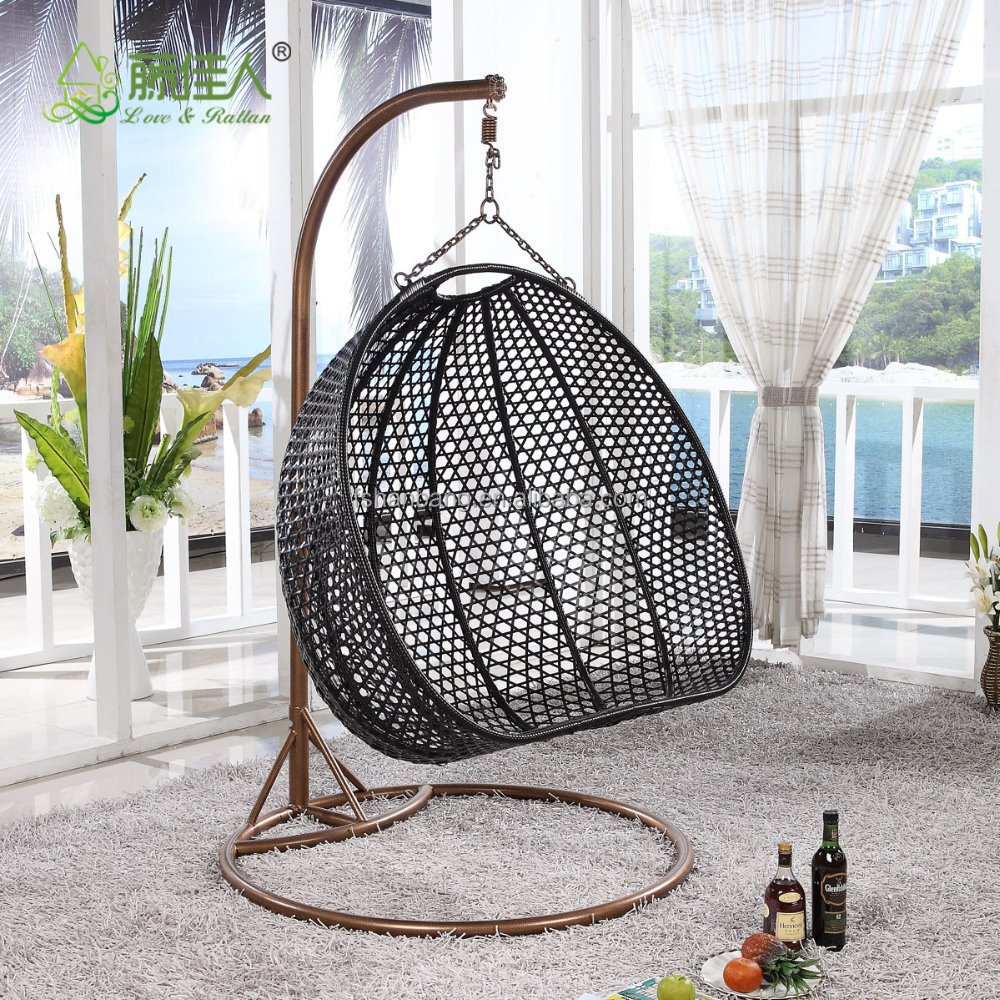 Indoor Outdoor Patio Garden Living Room Rattan Wicker Bird Nest Swing Hanging Chairs