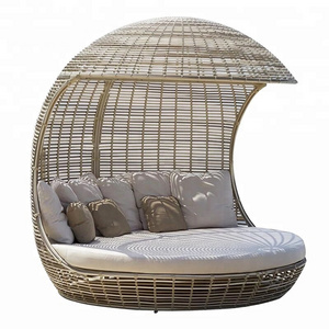 Unique Outdoor Furniture Rattan Patio Sunbed Garden Daybed