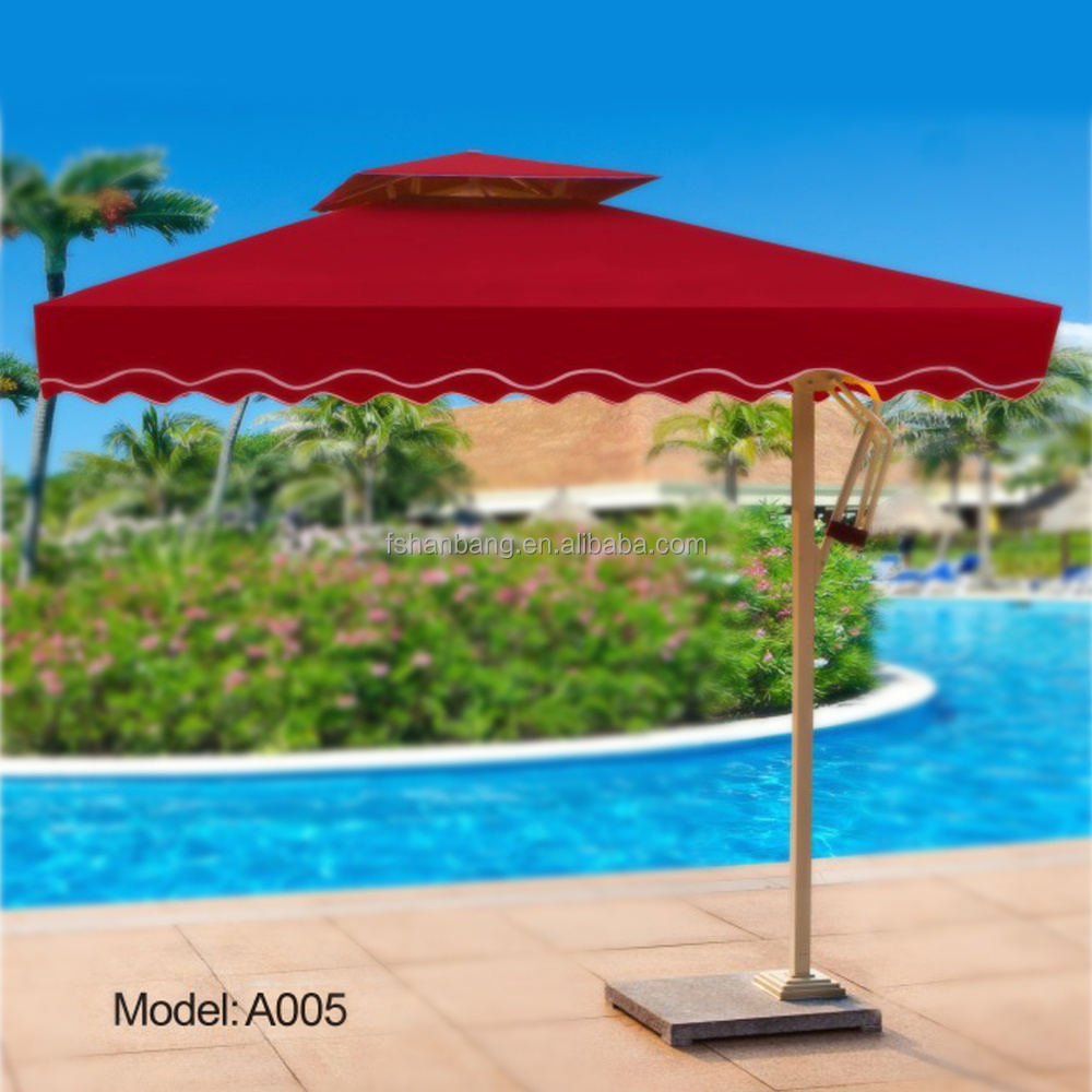 Sun Garden Patio Striped Parasol Outdoor Umbrellas