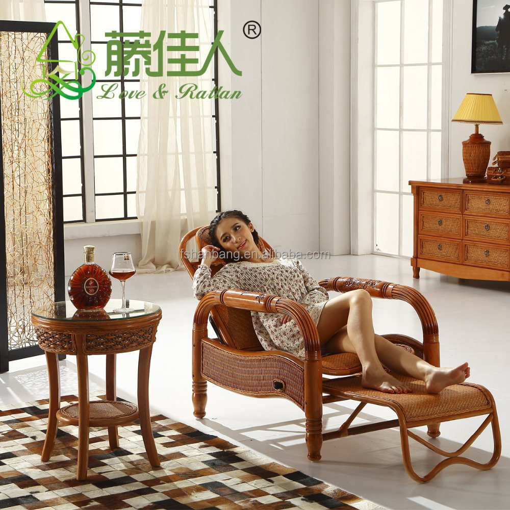 New Luxury Elegant Bedroom Living Rom Hotel Rattan Wicker and European French Italy Neoclassical Style Settee Chaise Lounge