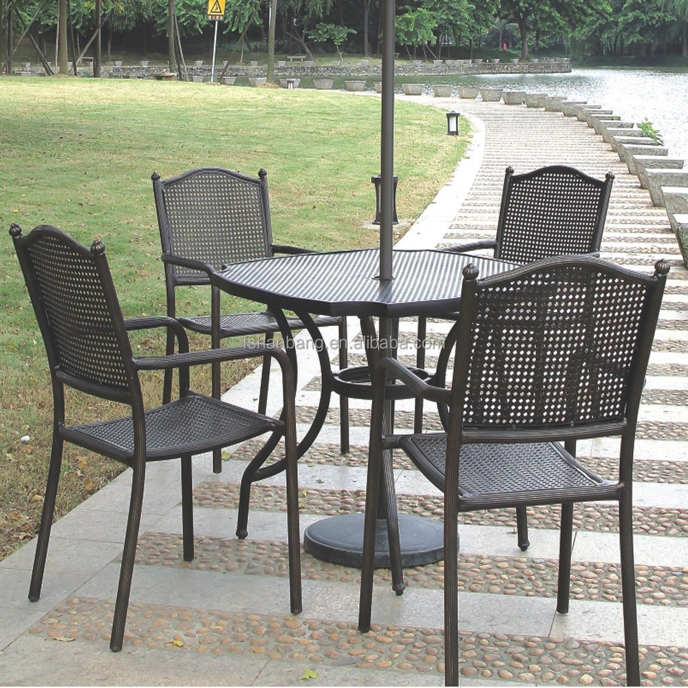 Bronze Black Heb Hexagon Aluminum Outdoor Patio Furniture