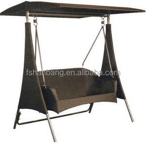 Outdoor Patio Two Double Seat Swing