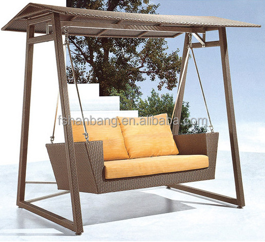 Outdoor Rattan Garden Adult Swing Seat