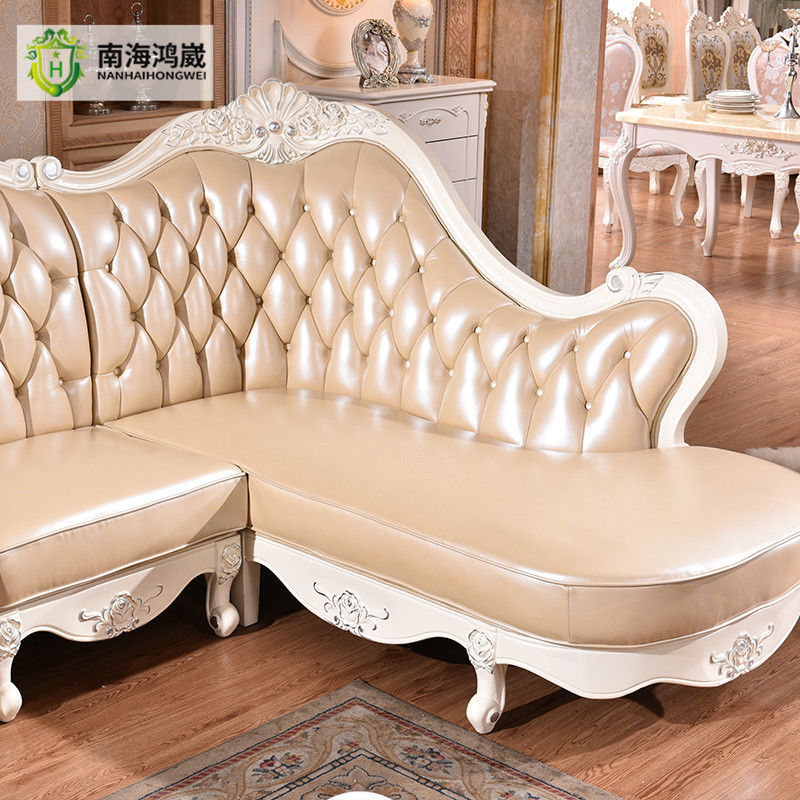 China Hot Selling  French Divan Living Room Furniture Sofa Designs and Prices