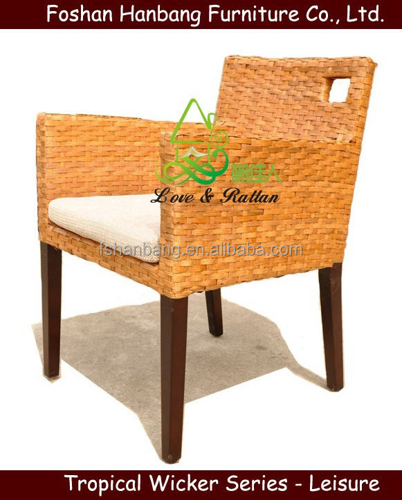 Home Sunroom Indoor Java Vintage Bamboo Wicker Natural rattan chairs