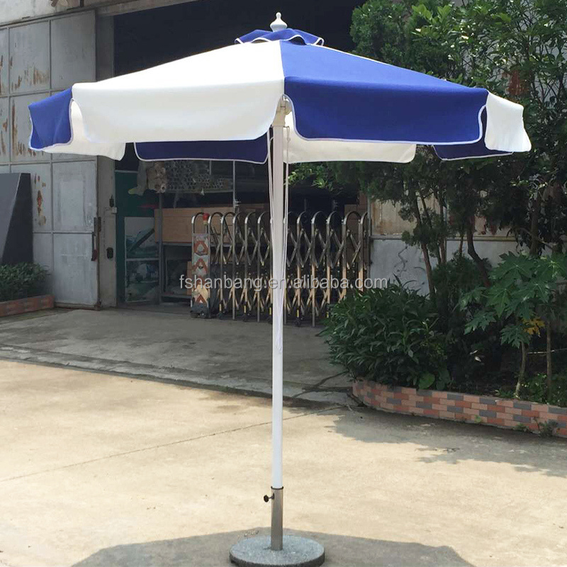 High Quality Pull Rope Type Logo Printed Table Centerpiece Garden Parasol Umbrellas