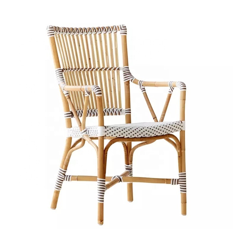 Hot sale Armchair Rattan Wicker Woven Chair For Restaurant