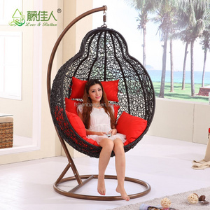 Outdoor Garden Rattan Chair Patio Rattan Hanging Chair /Indoor Rattan Swing Chair