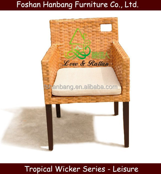 Home Sunroom Indoor Java Vintage Bamboo Wicker Natural rattan chairs