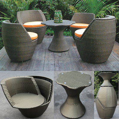 Factory Outlet Outdoor Rattan Resin Wicker Patio Garden Furniture 3 5 pieces Table Chairs Set Liquidation Clearance Sale BestSuppliers