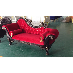 Large  Elegant Luxury Antique French  Bedroom Chaise Lounge