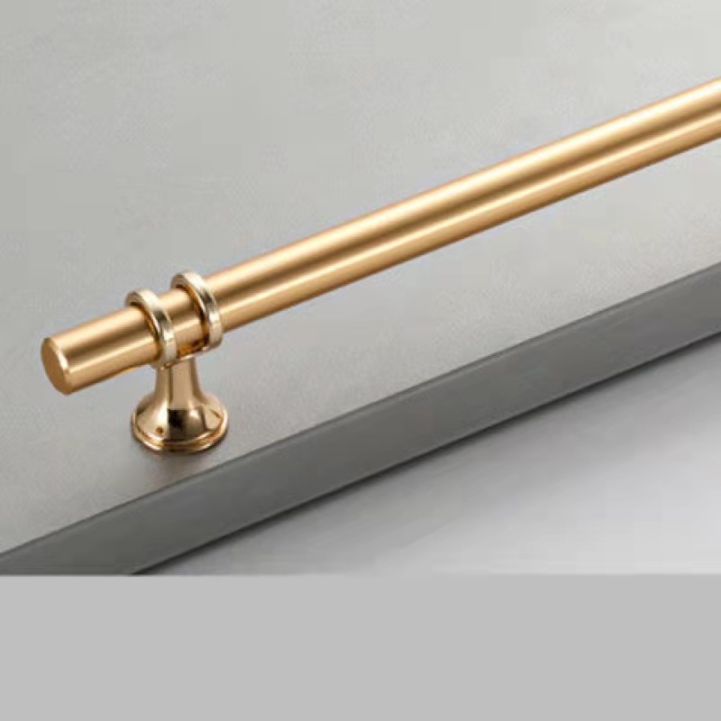 Hotsale Modern Simple Styles Pull Cabinet Handle gold  Black Wardrobe kitchen Cabinet Handles