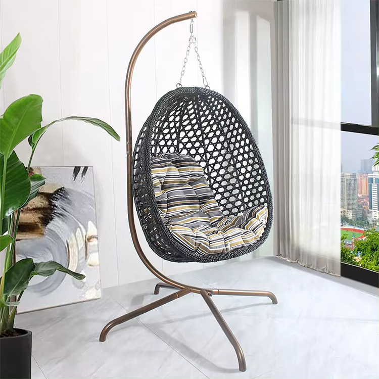 Garden Relaxing Round Hanging Chair Garden Chairs Outdoor Furniture Patio Swings modern outdoor patio swing chair