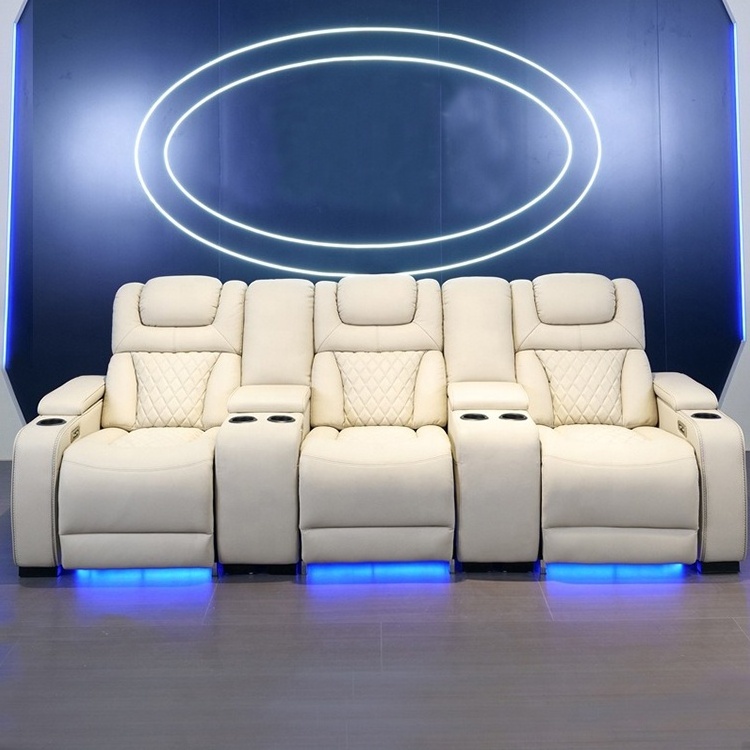 recliners living room sofa set modern movie theater luxury design home cinema sofa