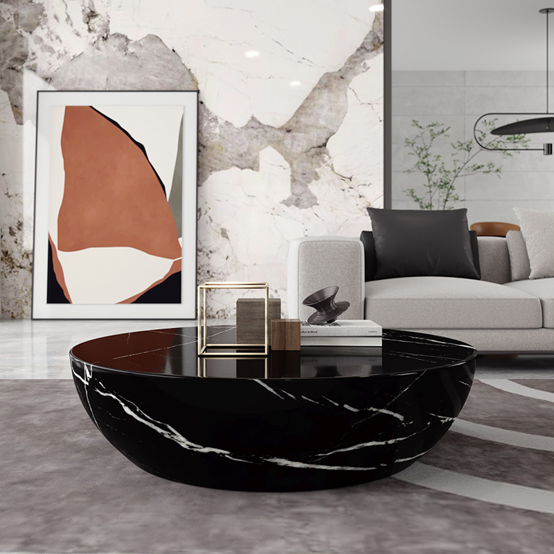 Living room Minimalist Marble ethiopian coffee table set Modern Funiture luxury coffee table