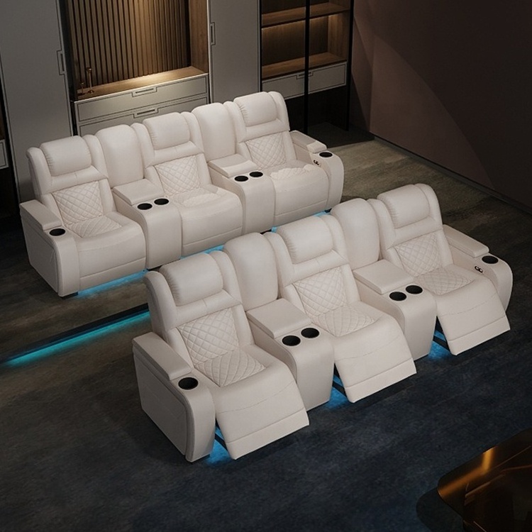 recliners living room sofa set modern movie theater luxury design home cinema sofa