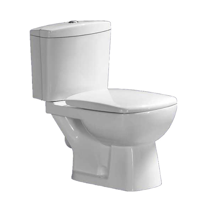 Sanitary Wares Water Closet white Color WC Toilets Bowl Pedestal Basin set Washdown Two Piece Nigeria Twyford Ghana Toilet