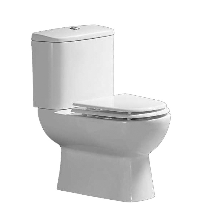 Sanitary Wares Water Closet white Color WC Toilets Bowl Pedestal Basin set Washdown Two Piece Nigeria Twyford Ghana Toilet