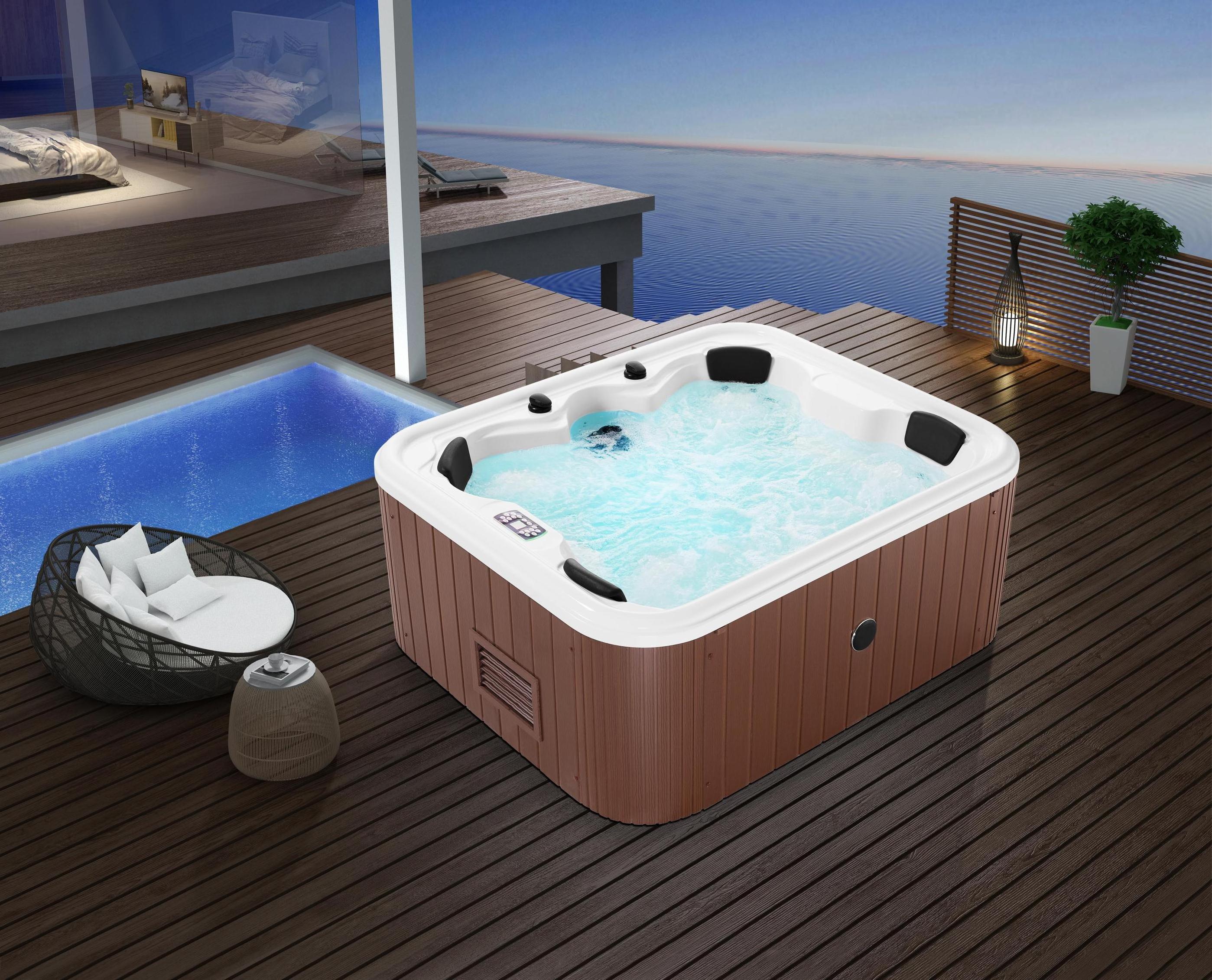 teak wooden freestanding frame bathtubs/ wooden barrel bath tub/ outdoor japanese bath wood soak tub