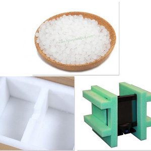 EVA white granule hot melt glue adhesive foam glue spray for EPE foam apply with roller glue machine