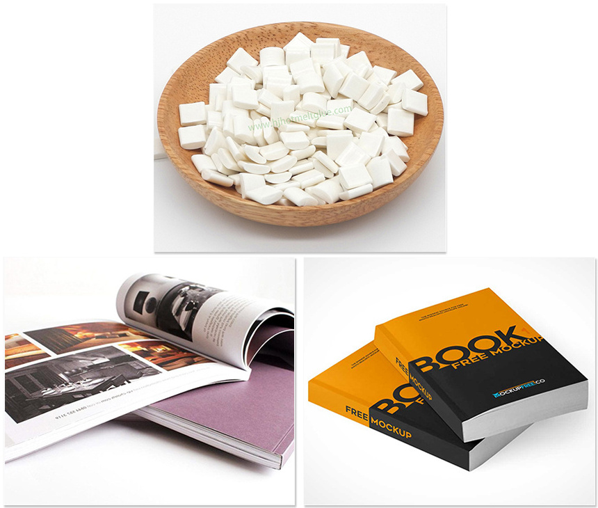 Book Binding Side Glue EVA White Color Granule Hot Melt Adhesive Glue for Book and Magazine