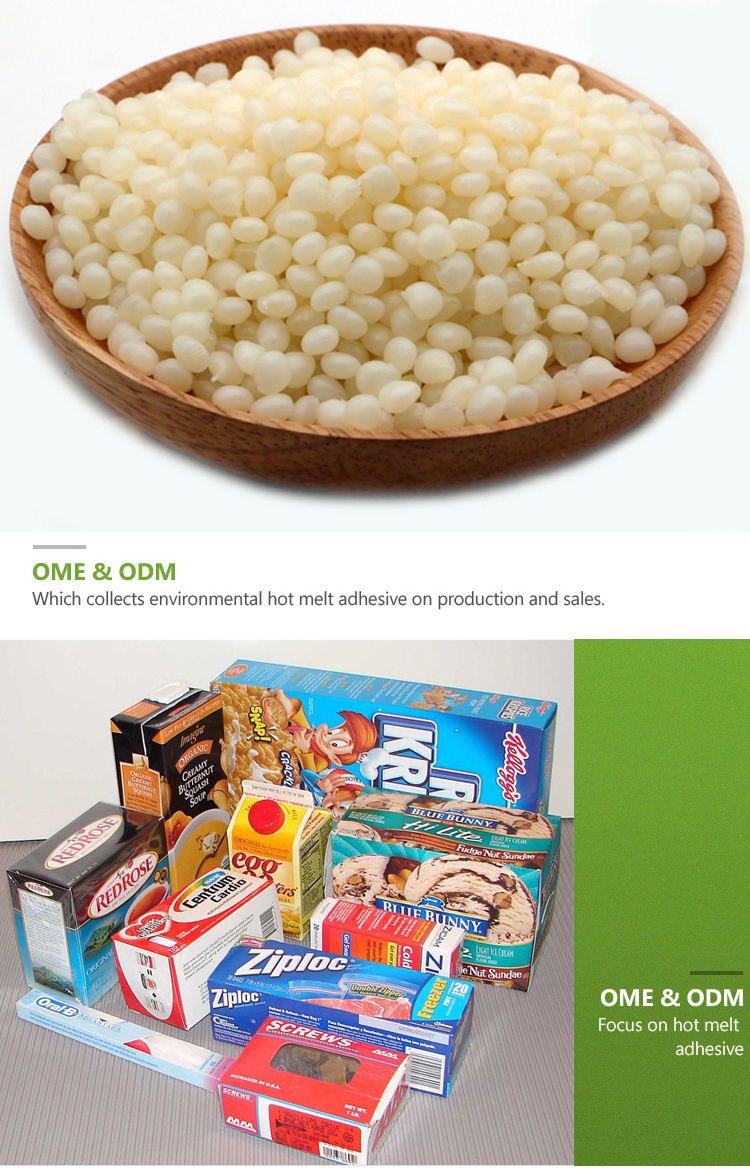 High Cost Performance EVA Granule Shape Packaging Hot Melt Adhesive Glue for Coated Cardboard Boxes