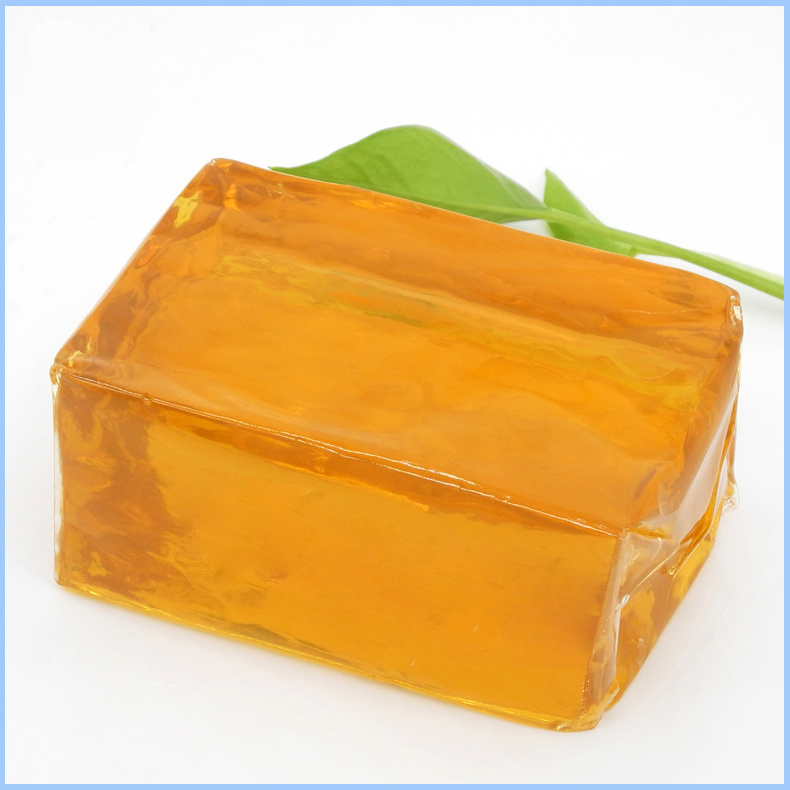 PSA yellow block rubber packaging glue hot melt adhesive for paper boxes gift box carton packaging