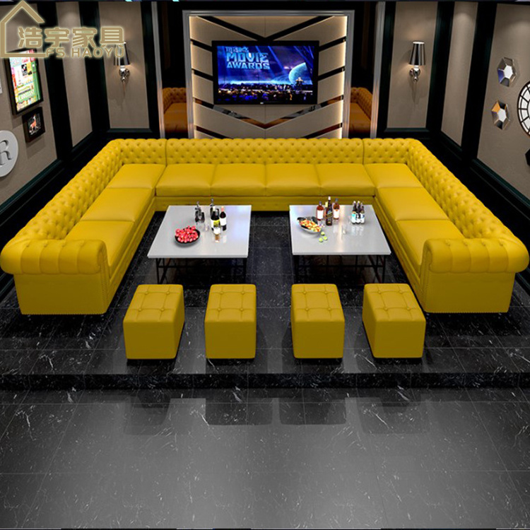 U shape L shape hotel lounge bar sofa counter furniture set event modular sofa night club furniture