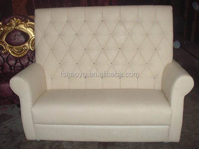 mexican restaurant furniture, red pu leather booth seating double seat, furniture sofa for restaurant