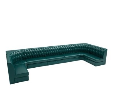 Chesterfield luxury club furniture booth seating Hotel Restaurant outdoor modern bar booth sofa