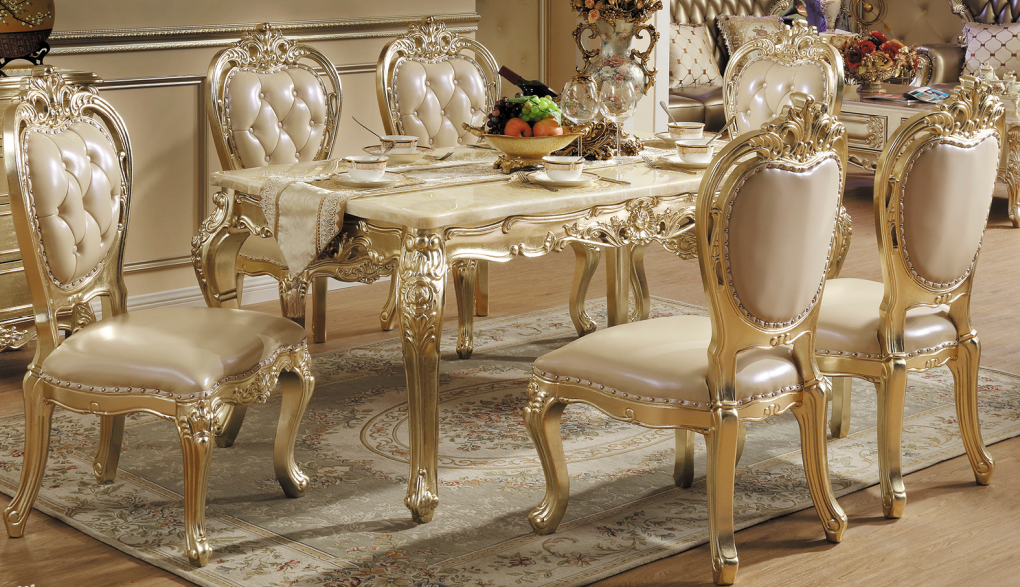 home furniture antique classic dinning set table sets with solid wood wooden oval dining table