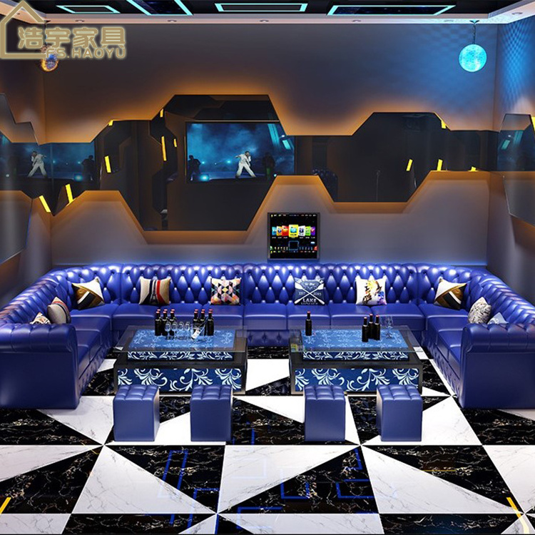 U shape L shape hotel lounge bar sofa counter furniture set event modular sofa night club furniture