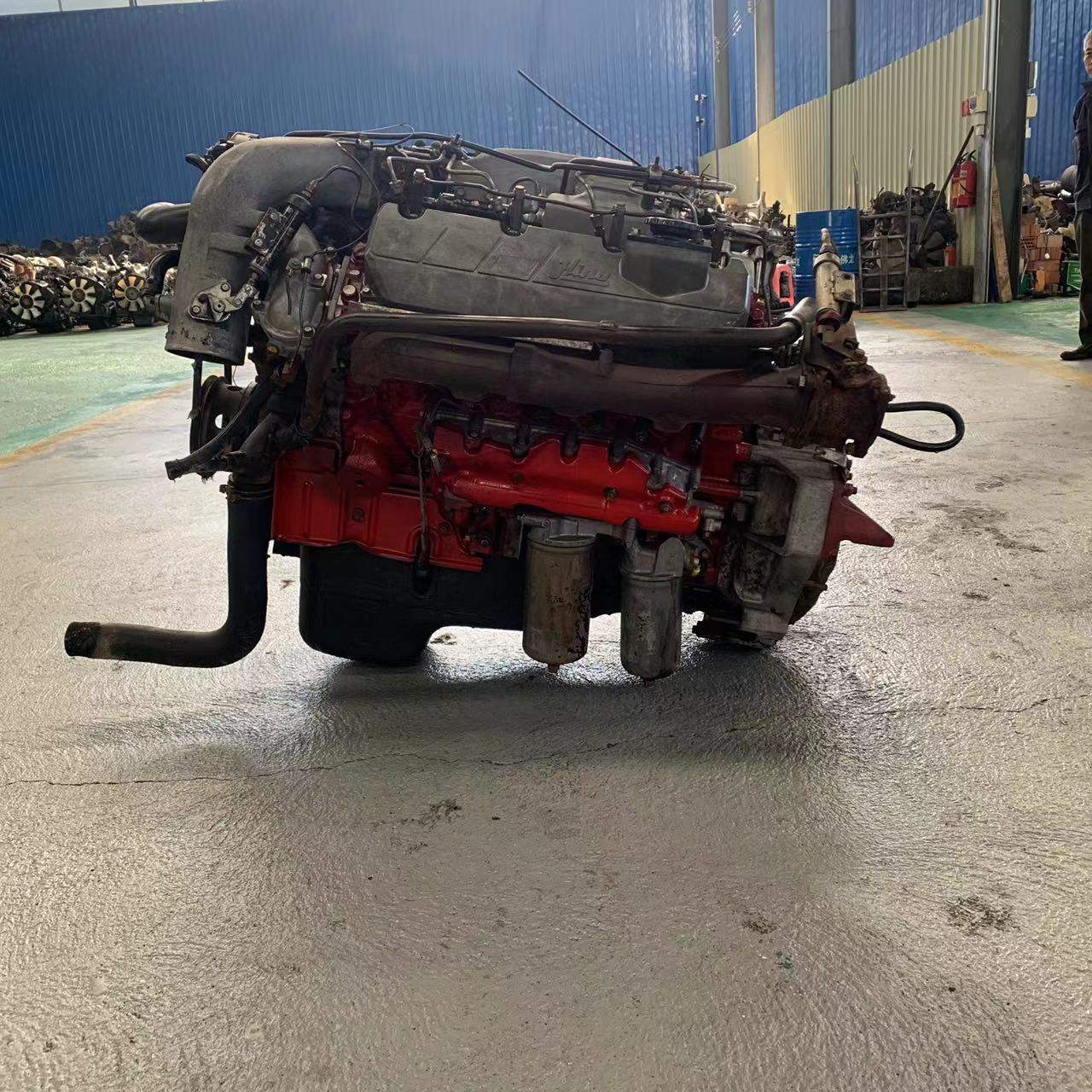 Used F17E 8 cylinder Diesel Engine For Hin o Suitable Truck Bus Generator Marine Engineering Machinery