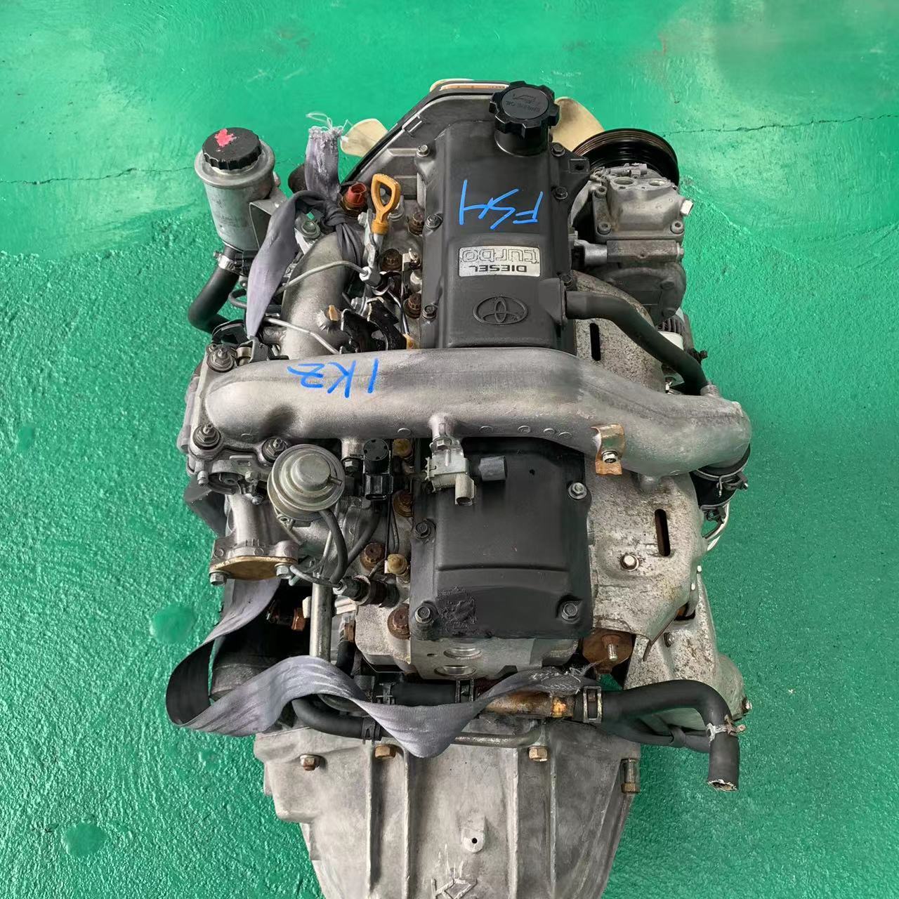 Off-road diesel engine 1KZT TO yota Engine assembly for pick up truck for sale