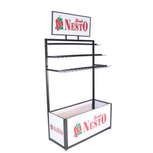 Custom Store Retail Product Windshield Wipers Blade Men Leather Belt Scarf Ribbon Hanging Metal Hook Display Rack Stand