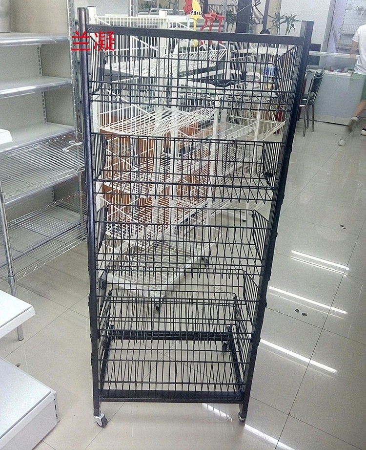 Custom Supermarket Snack Food Potato Chip Metal Wire Display Stand Beverage Drink Inclined Cage Storage Rack