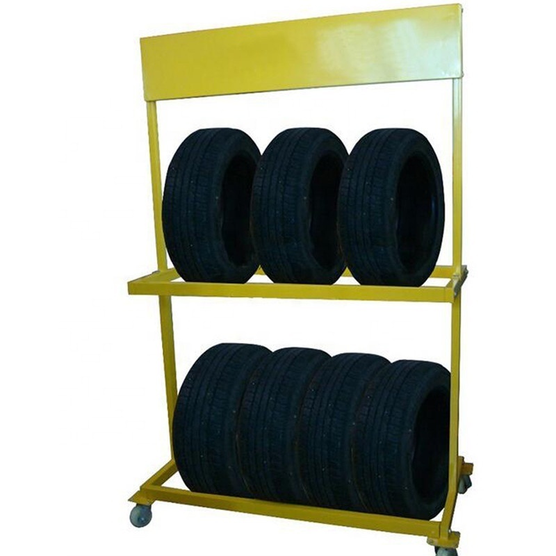 Auto Repair Shop Motorcycle Passenger Car Truck Wheel Tires Accessories Metal Storage Rack Display Stand