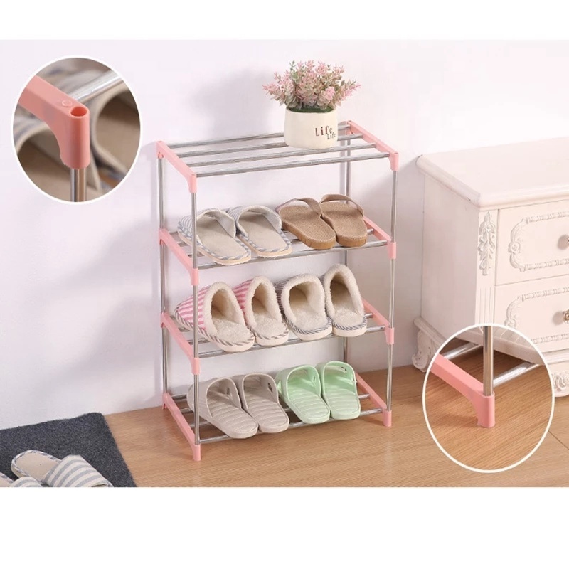 Custom Portable Garage Home Entry Slippers Casual Running Shoes Metal Display Stand Storage Rack Organizer