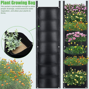 7 Pocket Wall Planter for Indoor Outdoor Upgraded Hanging Planters Vertical Planter for Garden Balcony, Yards, and Home Decor,