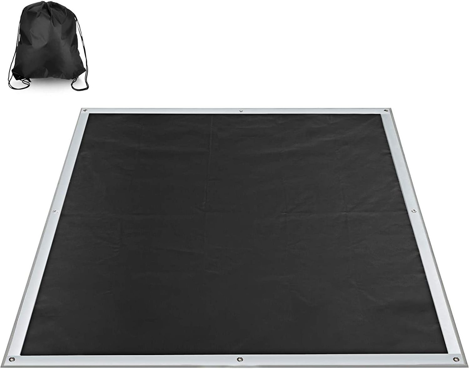 Fire Pit Mat Bbq Grill Mat Heat Resistance Easy to Clean Fiberglass Carbon Black Waterproof Accessories Cover China Good Baking