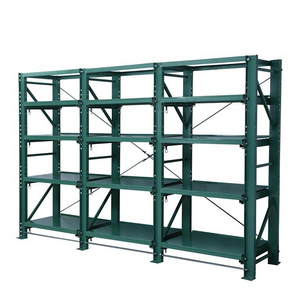 Drawer type metal shelf can be disassembled custom warehouse storage heavy duty shelves Full-open half-open mold rack