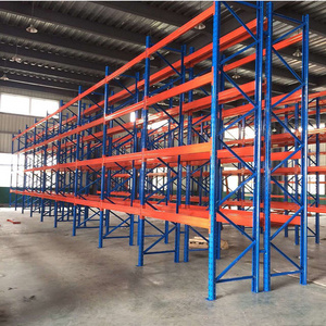 Factory pallet storage racking high drive-in heavy-duty channel breezeway warehouse storage through racking