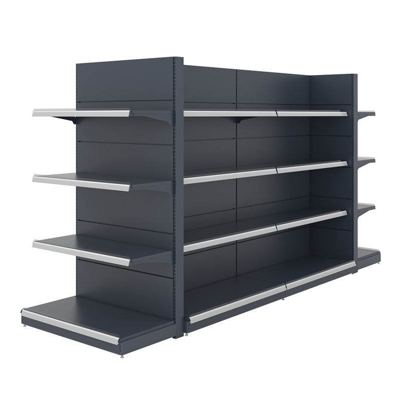 Factory custom large shopping mall shelves heavy grain and oil shelves supermarket weight goods display rack