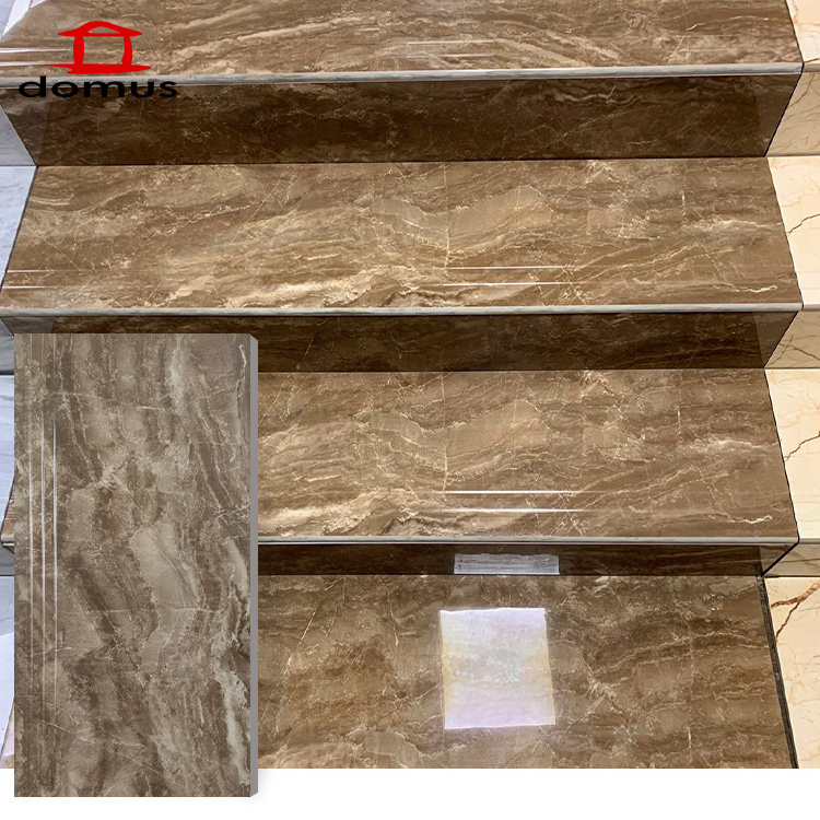 New Product Promotion High End 1200X470Mm 10Mm Porcelain Stairs Step Nosing Tiles