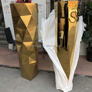 Luxury Home Decor Stainless indoor Plant pot Large flower vase / Gold flower planter Pot for plants