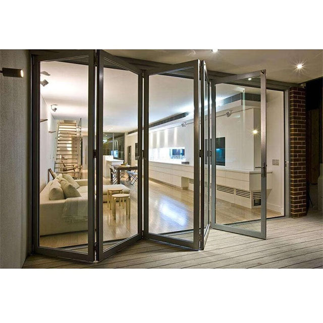 Aluminum exterior entry security door for bedroom balcony hurricane proof aluminum exterior door