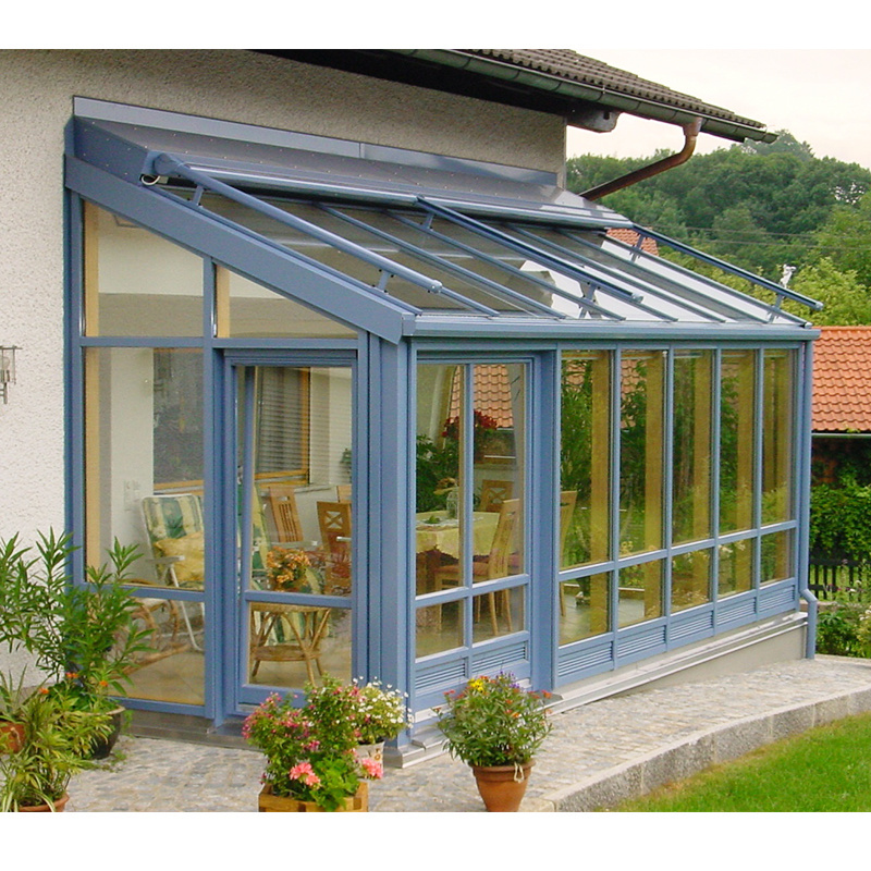 Retractable glass roof sunrooms big blackout modular prefab container glass houses veranda glass panel sunroom