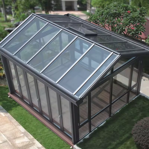 Garden sun room easy to install aluminum house glass house outdoor prefab air sun room